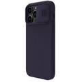 Силиконовая накладка с пластиной Magsafe Nillkin CamShield Silky Magnetic Silicone Case Темно-фиолетовый для Apple iPhone 14 Pro Max(#3)