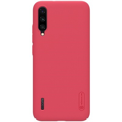 Пластиковый чехол с подставкой Nillkin Super Frosted Shield Красный для Xiaomi Mi A3(1)