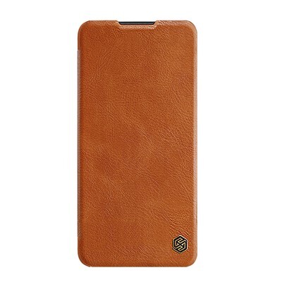 Кожаный чехол Nillkin Qin Leather Case Коричневый для Xiaomi Redmi Note 11 5G(1)
