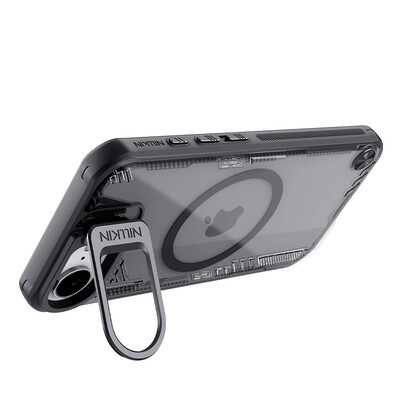 Магнитная накладка Nillkin Iceblade Prop Magnetic Case Черная для Apple iPhone 16e(5)