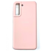 Силиконовый чехол Silicone Case светло-розовый для Samsung Galaxy S21 FE