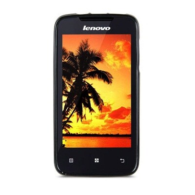Силиконовый чехол Melkco Poly Jacket TPU Case Black для Lenovo A390(2)