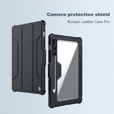 Защитный чехол Nillkin Bumper Leather Case Pro Синий для Samsung Galaxy Tab S7 FE(9)