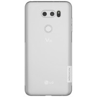 Силиконовый чехол Nillkin Nature TPU Case White (Прозрачный) для LG V30