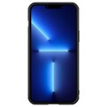 Силиконовая накладка Nillkin CamShield Leather Case Черная для Apple iPhone 13 Pro Max(#2)