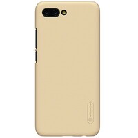 Пластиковый чехол с подставкой Nillkin Super Frosted Shield Золотой для Huawei Honor 10