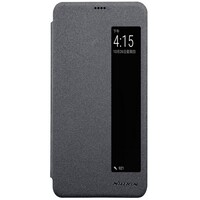 Полиуретановый чехол книга Nillkin Sparkle Leather Case Черный для Huawei P20