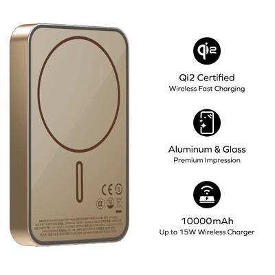 Внешний аккумулятор Momax 1-Power Q.Pass 10000mAh Qi2 Magnetic Wireless Battery Pack (IP136Q2D) черный(6)