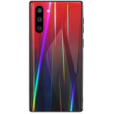 Накладка TPU + Glass Aurora красная для Samsung Galaxy Note 10(1)