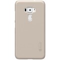 Пластиковый чехол с пленкой Nillkin Super Frosted Shield Gold для Asus ZenFone 3 ZE520KL(#1)