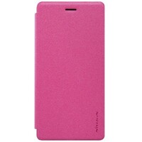 Полиуретановый чехол Nillkin Sparkle Leather Case Red для Huawei Ascend P8 Lite