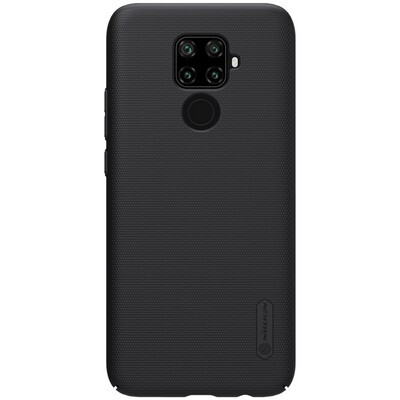 Пластиковый чехол с подставкой Nillkin Super Frosted Shield Черный для Huawei Mate 30 Lite (Nova 5i Pro)(1)