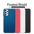 Пластиковый чехол с подставкой Nillkin Super Frosted Shield Синий для Samsung Galaxy A23(#6)