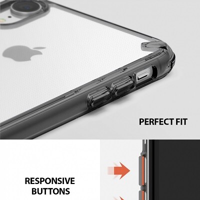 Чехол бампер Ringke Fusion Series прозрачный для Apple iPhone XR(5)