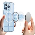 Противоударный чехол IPAKY Magsafe Crystal Series прозрачный для Apple iPhone 15 Pro Max(#3)