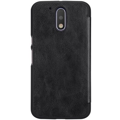 Кожаный чехол Nillkin Qin Leather Case Black для Motorola Moto G4(2)