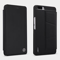Полиуретановый чехол Nillkin Ming Series Black для Huawei Honor 6 Plus(#1)
