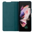 Кожаный чехол Nillkin Qin Pro Plain Leather Case Зеленый для Samsung Galaxy Z Fold 4(#3)
