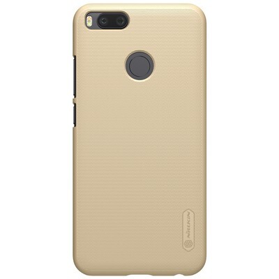 Пластиковый чехол с пленкой Nillkin Super Frosted Shield Gold для Xiaomi Mi5X\ Mi A1(1)