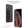 Защитный чехол NILLKIN Tempered Plaid Синий для Apple iPhone XR(#4)