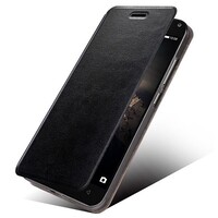 Полиуретановый чехол с силиконовой основой New Book Case Black для Nokia 3