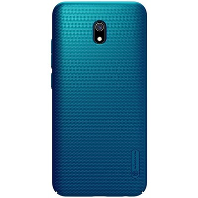 Пластиковый чехол с подставкой Nillkin Super Frosted Shield Синий для Xiaomi Redmi 8A(1)