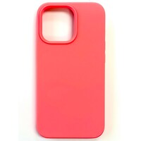 Силиконовый чехол Liquid Silicone Case с закрытым низом кислотный для Apple iPhone 13 Pro
