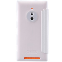 Полиуретановый чехол Nillkin Sparkle Leather Case White  для Nokia Lumia 830