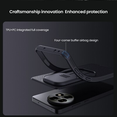 Чехол-накладка Nillkin CamShield Pro Зеленая для OnePlus 13R(4)