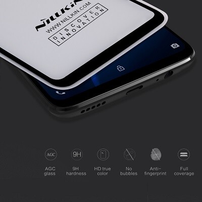 Противоударное защитное стекло Nillkin 3D CP+ Max Anti-Explosion Черное для Xiaomi Mi8 SE(4)