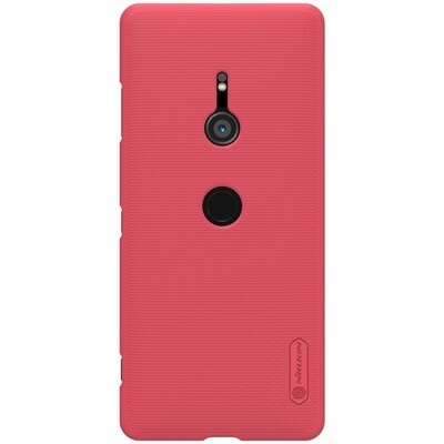 Пластиковый чехол с подставкой Nillkin Super Frosted Shield Красный для Sony Xperia XZ3(1)