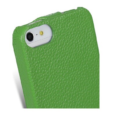 Кожаный чехол-книга Melkco Leather Case Green LC для Apple iPhone 5c(4)