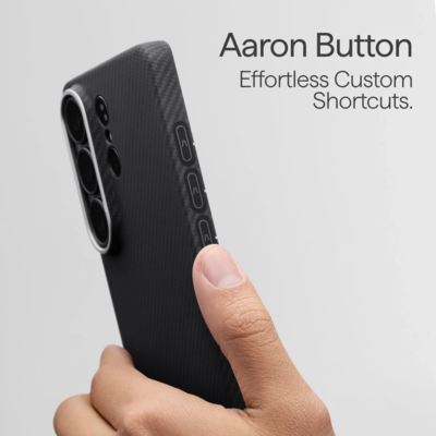 Кевларовый чехол с Magsafe Pitaka Edge Case (Black/Grey) для Samsung Galaxy S26 Ultra(4)