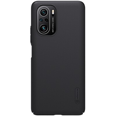 Пластиковый чехол с подставкой Nillkin Super Frosted Shield Черный для Xiaomi 11i(1)