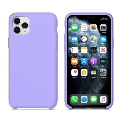 Силиконовый чехол светло-фиолетовый  для Apple iPhone 11 Pro Max(2)