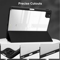 Защитный чехол книжка Acrylic TPU Case с креплением для стилуса серый для Apple iPad Pro 11 (2024)(#6)