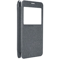 Полиуретановый чехол Nillkin Sparkle Leather Case Black  для Samsung G750F Galaxy Mega 2