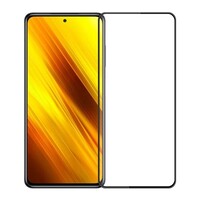 Противоударное защитное стекло Full Glue 0.3mm черное для Xiaomi Poco X3/ Poco X3 Pro