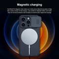 Чехол-накладка с пластиной Magsafe Nillkin CamShield Pro Magnetic Синяя для Apple iPhone 14 Pro(#4)