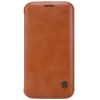 Кожаный чехол Nillkin Qin Leather Case Brown для Samsung G925F Galaxy S6 Edge