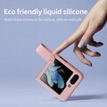 Силиконовая накладка Nillkin Flex Flip Silicone Case Черная для Samsung Galaxy Z Flip 5(#7)