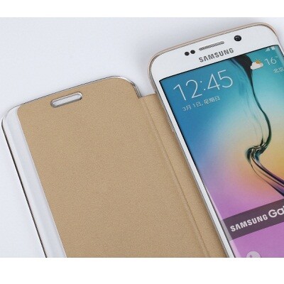 Полиуретановый чехол Usams Uview Series Black для Samsung G925F Galaxy S6 Edge(2)