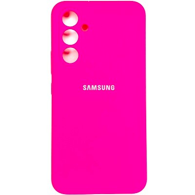 Силиконовый чехол Silicone Case ярко-розовый для Samsung Galaxy A54(1)