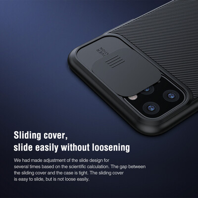 Чехол-накладка Nillkin CamShield черная для Apple iPhone 11 Pro Max(12)