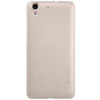 Пластиковый чехол с пленкой Nillkin Super Frosted Shield Gold для Huawei Honor 5A\ Y6 II