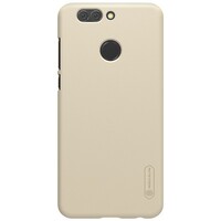 Пластиковый чехол с пленкой Nillkin Super Frosted Shield Gold для Huawei Nova 2 Plus