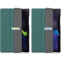 Полиуретановый чехол JFK Smart Case зеленый для Samsung Galaxy Tab A8(#5)