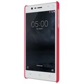 Пластиковый чехол с пленкой Nillkin Super Frosted Shield Red для Nokia 3(#2)