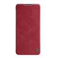 Кожаный чехол Nillkin Qin Leather Case Красный для Xiaomi Redmi Note 11 5G(#1)