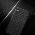 Защитный чехол Nillkin Synthetic Fiber-Plaid Черный для Apple iPhone Xs(#3)